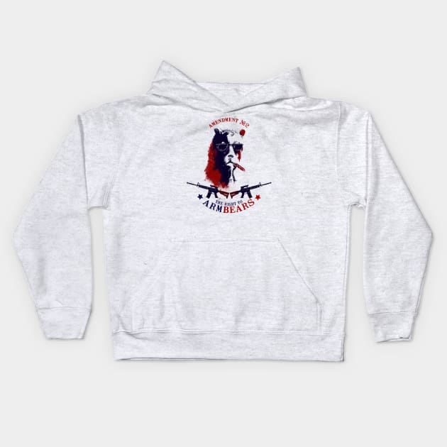 The Right to Arm Bears Kids Hoodie by PopShirts